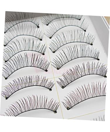FRCOLOR 10 Pairs Fake Lashes False Eyelashes Long Natural Eyelashes Handmade Eyelashes False Long Eyelashes Manual - Buy Online on GoSupps.com