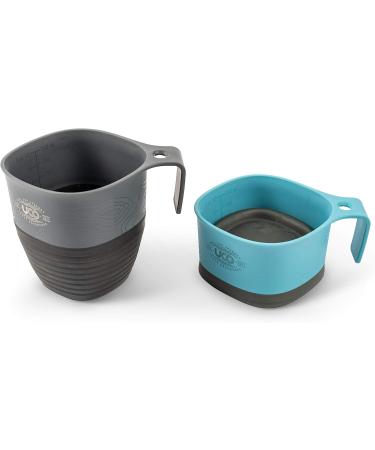 UCO Collapsible Cup 2-Pack for Hiking, Backpacking, Camping - Classic Blue/Venture - Buy Online on GoSupps.com
