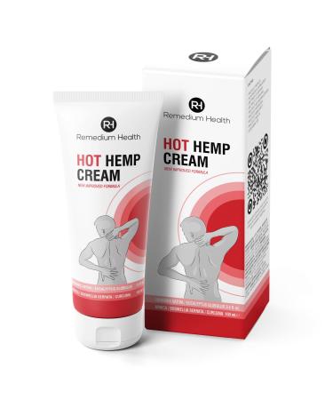 Hemp joint & muscle active calming cream- hemp oil soothing formula calms knee shoulder and back with arnica MSM turmeric & aloe vera (100ml) 100 ml (1 Pack)