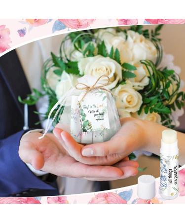 50 Sets Christian Lip Balms - Inspirational Gifts with Bible Verses | Bulk Honey Flavored Party Favors for Women - Buy Online on GoSupps.com