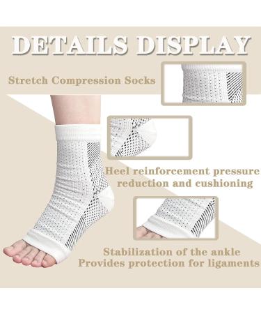 IVYDREVER Neuropathy Pain Relief Compression Socks - 5 Pairs for Women and Men, Multicolor Large-X-Large - Buy Online on GoSupps.com