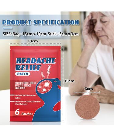 ZJchao 30-Piece Headache Relief Patches - Acupuncture Massage for Pain Stress & Migraine Relief | Best Health Patches for Home & Salon - Buy Online on GoSupps.com