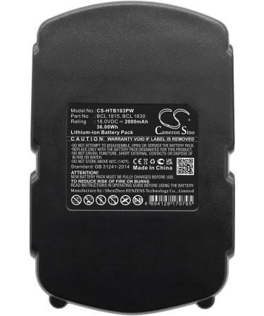 Afshan 2000mAh 18V Battery Replacement for RB 18DLP4 DV18DLP4 C 6DD DH 18DL BCL 1815 EBM 1815 CR 18DL | International Shipping Available - Buy Online on GoSupps.com