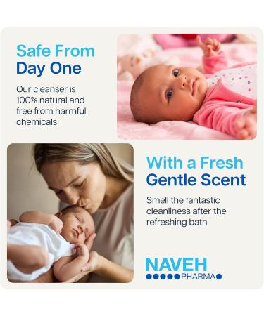 NAVEH PHARMA Cradle Cap Cleanser For Baby & Kids | 100% Natural Cradle Cap Treatment | Spray and Wash No Scrubbing | Better Than Shampoo Or Brush | Help With Dandruff | Olive Oil & Squalene | 30 ML - Buy Online on GoSupps.com