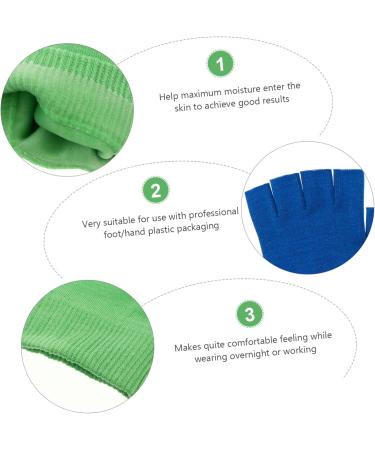 PLAFOPE 2 Pairs Gel Gloves Women Moisturizing Gloves Cosmetic Moisturizing Gloves Hand Care Gloves Moisturizing Gloves Moisturizing Hand Gloves Gel Moisturizing Gloves - Buy Online on GoSupps.com
