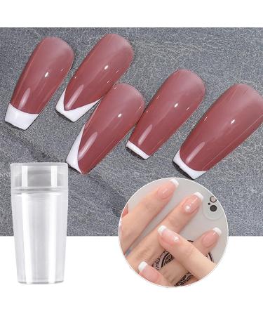 One Piece Clear Silicone Jelly Stamper With Scraper Clear Nail Art Jelly Stamper Nail Art Stamping Stamper for Manicure Tools Nail Art Stamper Scraper for DIY Nail Decor Stamper & Scraper - Buy Online on GoSupps.com