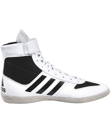 adidas Men's Combat Speed Wrestling Shoe, White/Black/White, 11.5