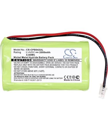 2000mAh 2.4V Battery Replacement for Universal AA x 2 - High Performance International Shipping Available - Buy Online on GoSupps.com