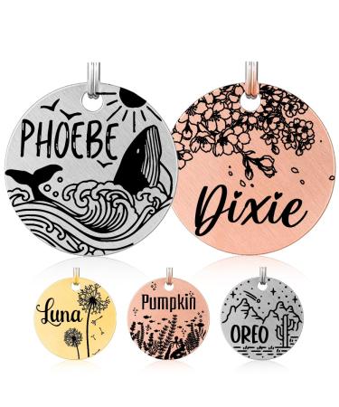 Dog brand with engraving |Personalized dog supporters with name |Animal brand for dogs and cats |Animal name signs for collar |Katzemarkt id day incl. 2 free rings