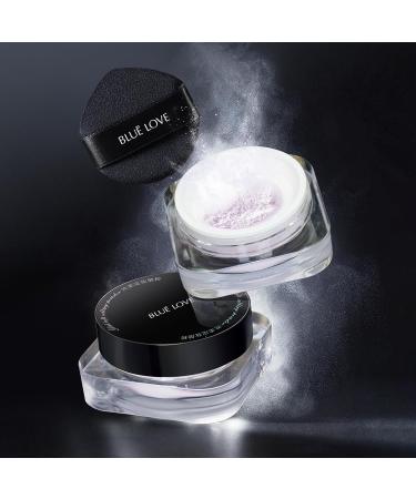 BLUE LOVE Setting Powder for Oily Skin | Waterproof Oil Control Makeup Powder Foundation - 12g Compact (Purple - Buy Online on GoSupps.com