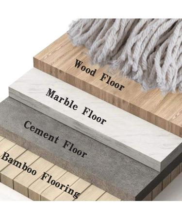 MEIBEI Traditional Cotton Deck Mop with Long Adjustable Handle - 54 inches - Buy Online on GoSupps.com