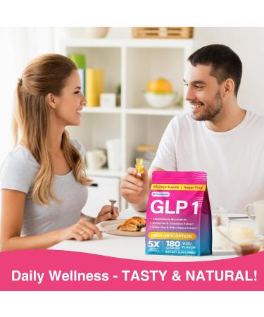 GLP 1 | 180 Count GLP 1 Support Gummies Plus Berberine Akkermansia Muciniphila Resveratrol Green Tea & Cinnamon | GLP 1 Naturally Oral Supplement | Digestive Gut Energy & Metabolic Health 180 Count (Pack of 1) - Buy Online on GoSupps.com