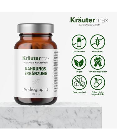 Andrographis Paniculata Powder Capsules - Vegan Kalmegh Capsules | Premium Quality Indian Echinacea | Gluten-Free | 60 Count - Optimized for Your Health - Buy Online on GoSupps.com