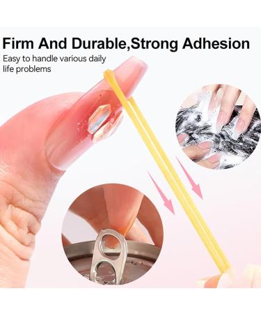 Strong Nail Glue Gel - Soft Nail Gel with Hard Resistant Gel - 30ml Sculpting and Bonding Adhesive - Reinforced Residue-Free Adhesion for Home Manicures - Buy Online on GoSupps.com