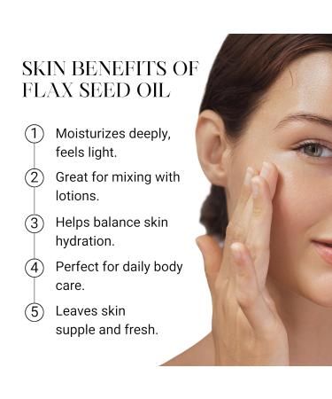 Mayan's Secret USDA Certified Virgin Organic Flax Seed Oil Unrefined Virgin Cold Pressed Linum Usitatissimum 4 OZ - For Skin - Buy Online on GoSupps.com