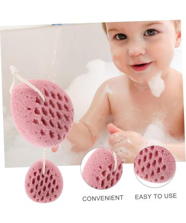 PLAFOPE Bath Sponge Sponges Scrubber Exfoliating Sponge Skin Bath Ball Sponge Bath Balls Bath Back Sponge Bathing Bubble Making Sponge Showering Ball Bath Flower Tool Girl The Bubble Pink - Buy Online on GoSupps.com