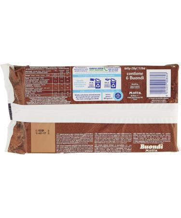 Motta Buond Cacao Candy product with cocoa cream 258 g (6 x 43 g) - Buy Online on GoSupps.com