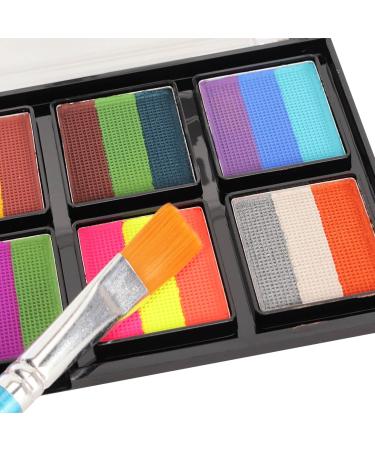  Haofy Haofy Body Paint Palette Water-Based Cream 10 Grids for Face and Body Painting at Parties and Performances - Buy Online on GoSupps.com