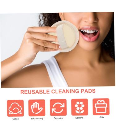 FRCOLOR Natural Loofah Facial Skin Care & Makeup Puff - Eco-Friendly Yellow Loofah Sponge for Cleansing & Shower 8x8x0.6cm - Buy Online on GoSupps.com
