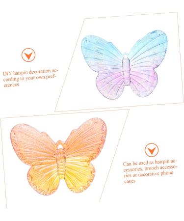 Anneome 20pcs Hairpin Diy Accessories Key Fob Butterfly Charms Diy Butterflies Accessories Phone Case - Buy Online on GoSupps.com
