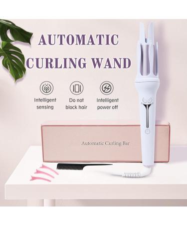 Rotating 1.25" Curling Iron by BRAND - Temperature Control Auto Shut-Off Fast Heating - Light Purple | International Shipping Available - Buy Online on GoSupps.com