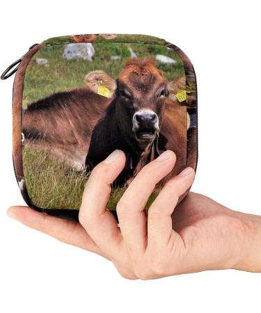 Alpine Cow Portable Menstrual Cup & Sanitary Napkin Surface Pocket - Perfect for Women & Teen Girls | International Shipping - Buy Online on GoSupps.com