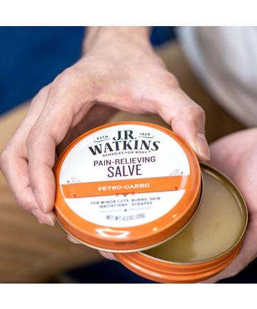J.R. Watkins Apothecary Petro-Carbo Medicated First Aid Salve 4.37 oz - Soothing Relief for Wounds & Skin Irritations - Buy Online on GoSupps.com