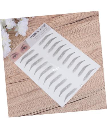 FRCOLOR 2pcs 3d Eyebrow Stickers Waterproof Suit Makeup Stickers Eyebrow Tools Makeup Tools Man - Buy Online on GoSupps.com