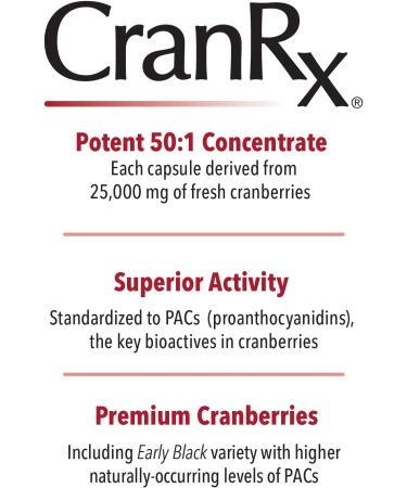 Nature's Way CranRx Urinary Health 500mg - 30 Vegetarian Capsules - Buy Online on GoSupps.com