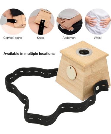 Moxibustion Box - 2-Piece Bamboo Moxa Acupuncture Therapy for Healing - Buy Online on GoSupps.com