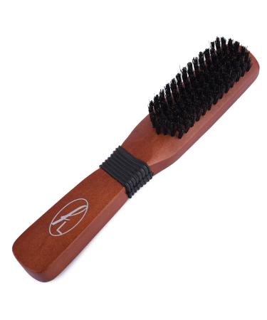 Fine Lines - Long Paddle Bristle Brush | Boar and Nylon Bristle Hair Brush | Soft Bristle Hair Brush for Afro Wet or Curly Hair | Bristle Hair Brushes for Women and Men Styling Bristle Brush