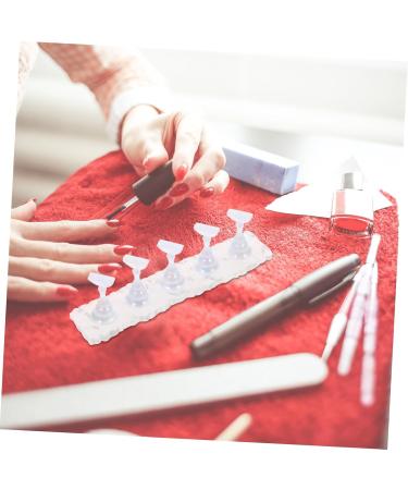 SOESFOUFU 2 Sets Manicure Practice Base Acrylic Nail Art Stand Nail Painting Stand Nail Tip Holders Fake Nail Holder Nail Display Practice Stands Nail Stands Fairy False Nails - Buy Online on GoSupps.com