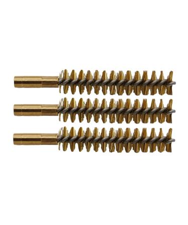 Weapon cleaning set brass brush caliber 9mm / 38 Special / 357 Mag. / 375 internal thread 1/8'' 3 pieces barrel cleaner weapon care - Buy Online on GoSupps.com
