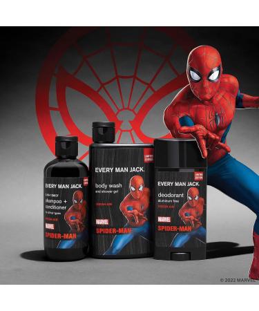 Spider-Man Body Set - Bath & Body Gift Set with Body Wash, Shampoo & Deodorant | Every Man Jack - Buy Online on GoSupps.com