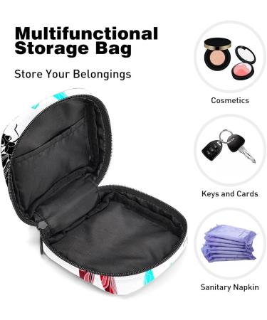 GIAPB Period Bag Period Pouch Storage Travel Makeup Bag - Butterfly Flower Design - Buy Online on GoSupps.com