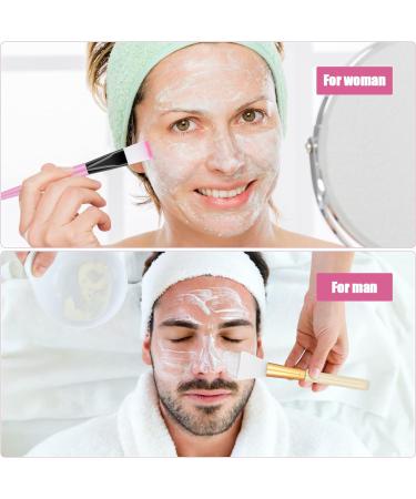 Molain Mask Brush Face Applicator Silicone Skincare Lotion Cream Fan Tools Cosmetic Spatula Brushes Applying Set Makeup Aesthetic Facials Esthetician Body Skin Self Care Products for Girls (5 PCS) - Buy Online on GoSupps.com