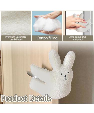 Buy Cute Rabbit Door Stopper | Child Locking Door Clamp Protection for Kids | Safe & Decorative Door Handle Protection - Buy Online on GoSupps.com