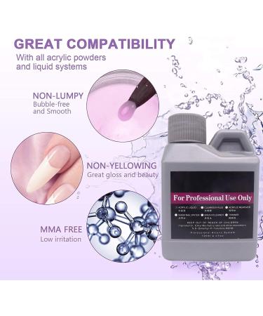 Warm Girl Acrylic Liquid Monomer Professional System Acrylic Nail Liquid Nail Extension Non-Yellowing 120ML - Buy Online on GoSupps.com