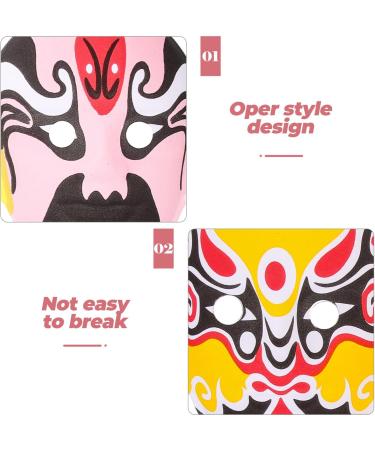Pretyzoom Sichuan Opera Masks Set | 6 Chinese Party & Cosplay Masks for Wall Decor & Masquerade - Buy Online on GoSupps.com