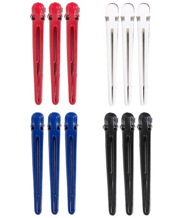 Efalock Professional Combi-Clip - Assorted Colorful 12 Pack for Easy Styling | International Shipping - Buy Online on GoSupps.com