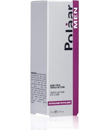 Pol ar Men - Revitalizing Triple-Action Eye Care - 15 ml - Anti-aging eye cream - Anti wrinkle - Anti dark circles - Anti puffiness - Anti fatigue - Fresh - Fragrance free - Made in France - Vegan - Buy Online on GoSupps.com