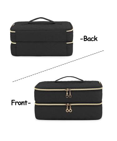 Teamoy Double-Layer Travel Storage Bag for Dyson Supersonic Hair Dryer - Portable Organizer for Blow Dryer & Attachments - Black - Buy Online on GoSupps.com