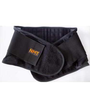 NMT Lumbar Support Black Belt - Posture Corrector for Pain Relief from Arthritis, Sciatica, Scoliosis, and More - 4 Adjustable Sizes for Injury Prevention - Buy Online on GoSupps.com