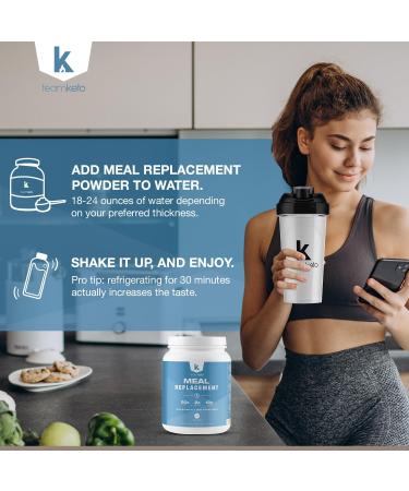 Gluten-Free Meal Replacement Powder - MCT Coconut Oil & Grass-Fed Whey Protein | Low Carb Energy Boost | 742g Vanilla - Buy Online on GoSupps.com