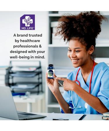 MD. Life Magnesium Citrate 250 mg 90 Capsules High Absorption Magnesium Citrate Supplement Easy-to-Swallow Capsules for Muscle Nerve Heart Sleep and Bone Support 90 Count (Pack of 1) - Buy Online on GoSupps.com