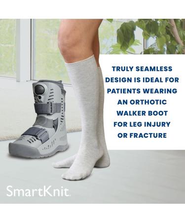 Smartknit Walker Boot Sock Regular Small - Polyester X-Static Grey M | Comfortable & Durable International Shipping Available - Buy Online on GoSupps.com