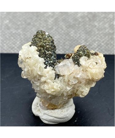 Natural Crystal Rough Natural Calcit Pyrite Combination Crystal Gemstone Sample Crystal - Buy Online on GoSupps.com
