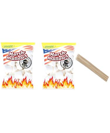 Winesfromspain Kit Nuages Barbecue 2 x 300 g + baguettes bambou 25 cm