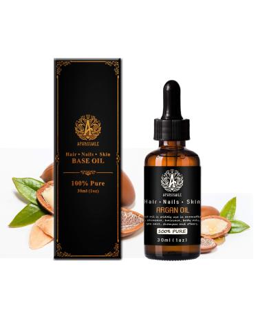 100% pure argan oil for massage 30ml carrier oil - argan oil for skin care 1oz base oil - argan oil for hair care