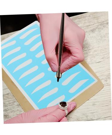 Housoutil 8 Pairs Eyebrow Makeup Tool Eyebrow Shaping Stencils Card Eyebrow Trimming - Buy Online on GoSupps.com